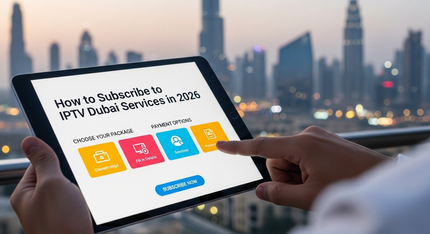 how to subscribe IPTV Dubai