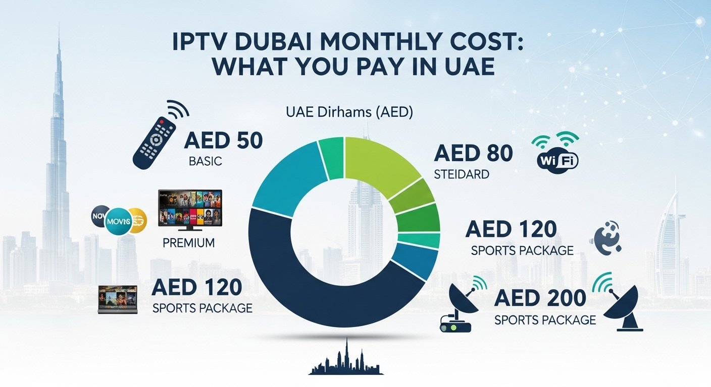 IPTV Dubai monthly cost