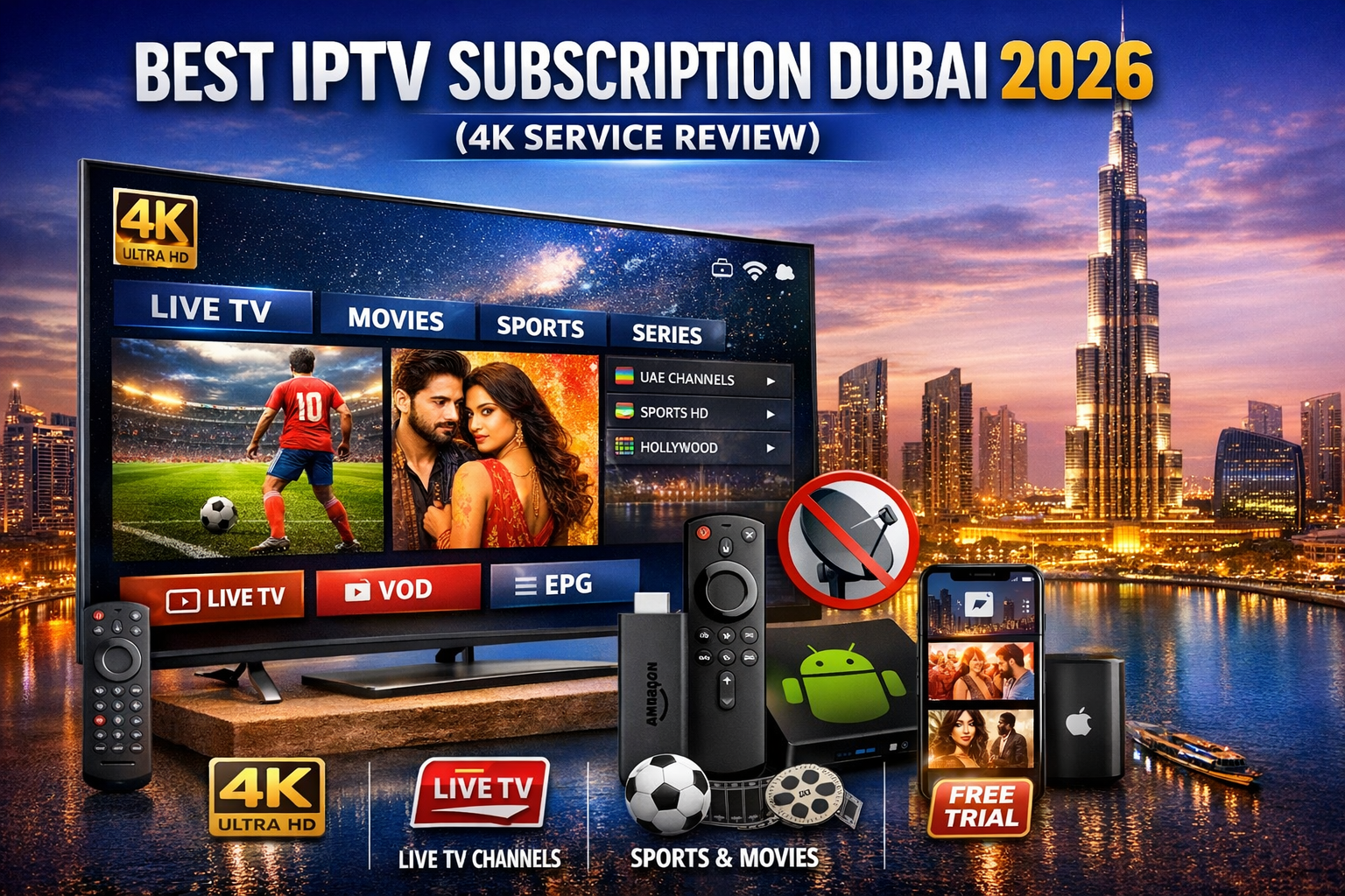 Best IPTV Subscription Dubai