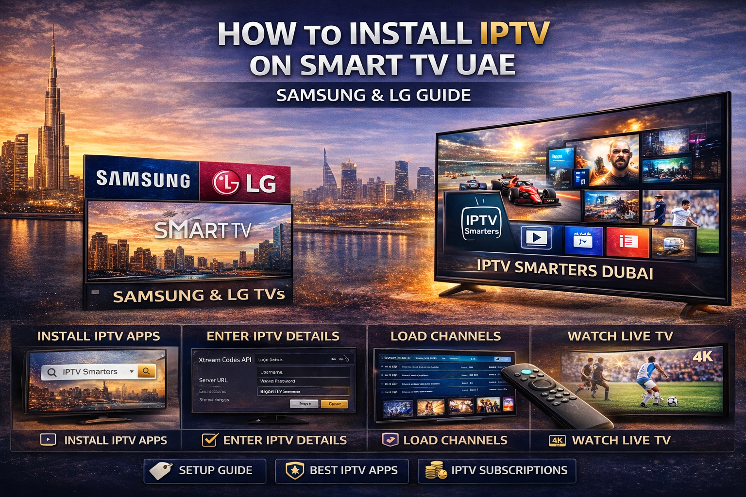 install IPTV on Smart TV